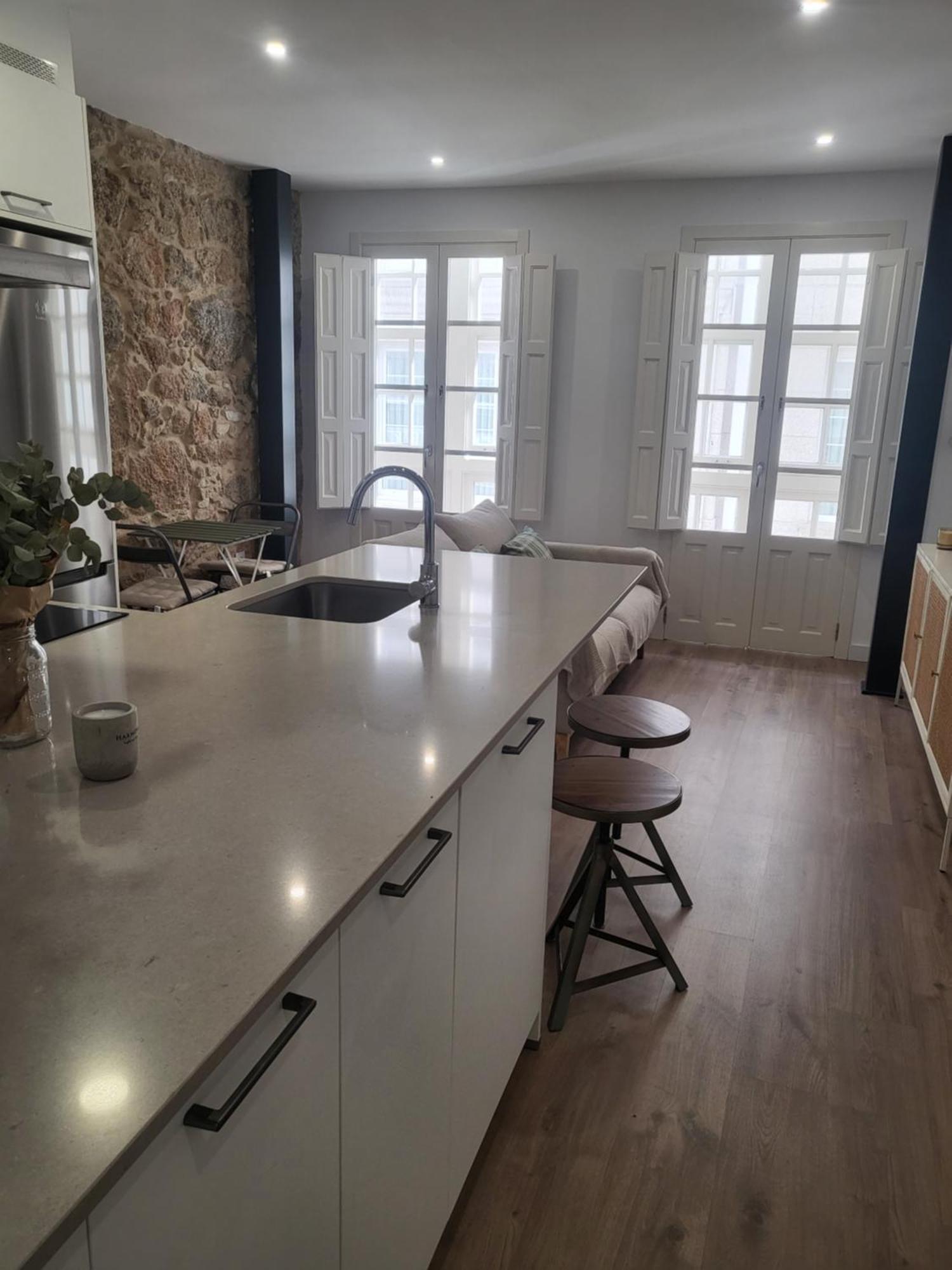 Preciosa Vivienda En El Centro De La Ciudad Apartman A Coruña Kültér fotó
